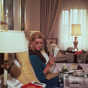 Slim Aarons Monocled Miss Photographnordic style wall decor