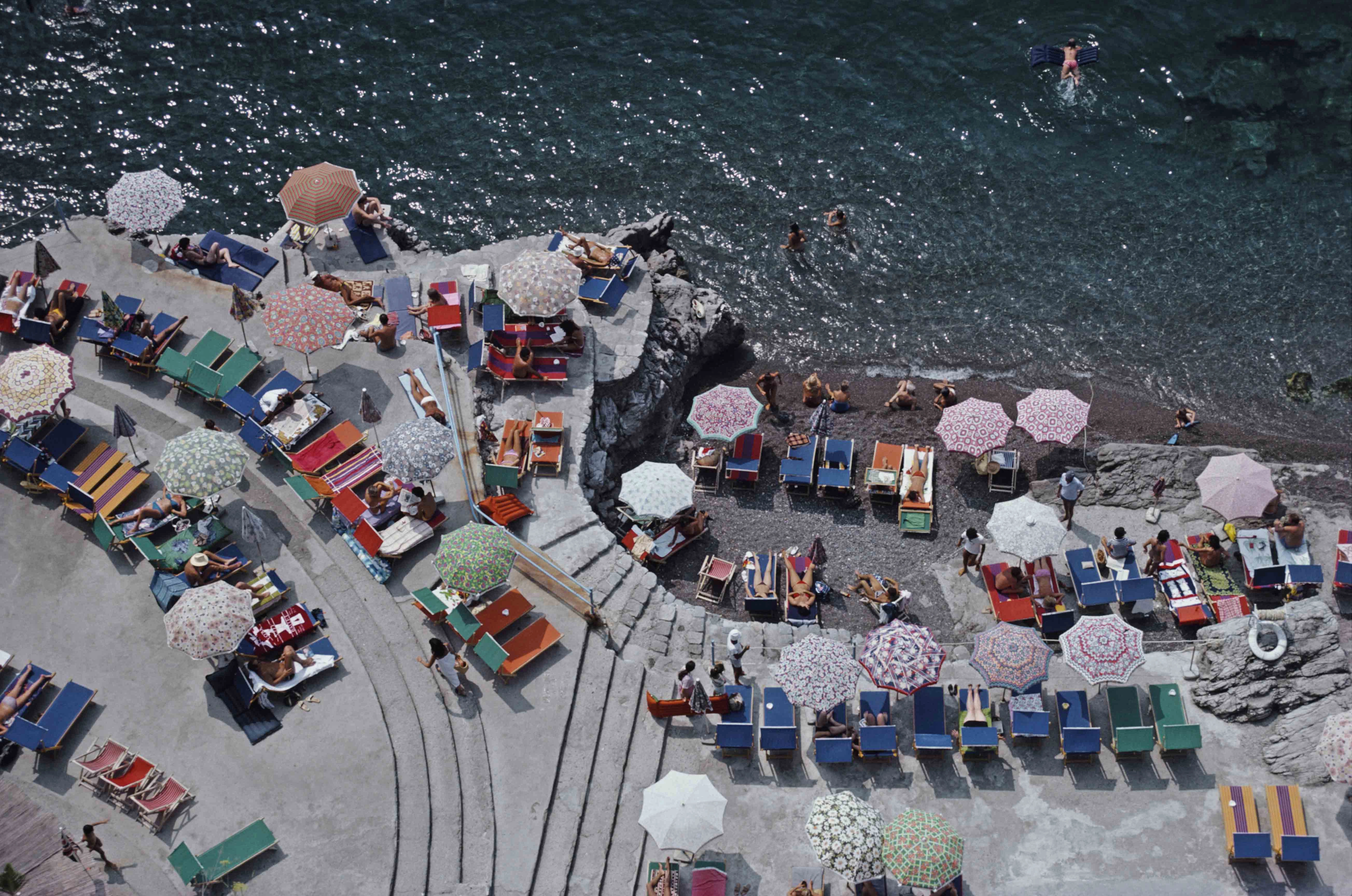 Slim Aarons "Positano Beach" Photographnordic style wall decor