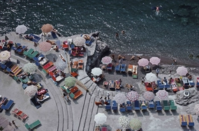 Slim Aarons "Positano Beach" Photographnordic style wall decor