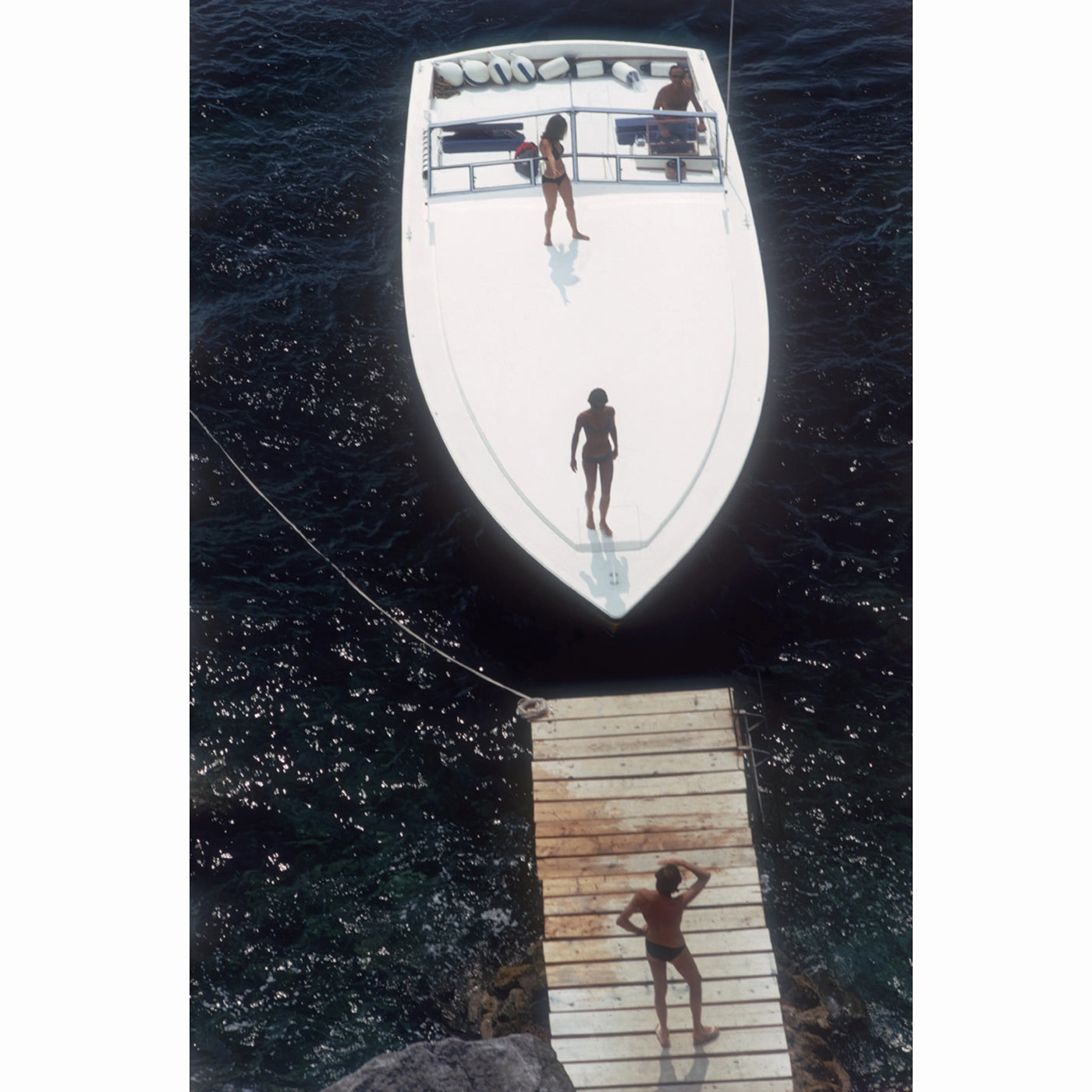 Slim Aarons "Speedboat Landing" Photographnordic style wall decor