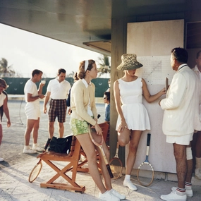 Slim Aarons "Tennis in The Bahamas" Photographnordic style wall decor