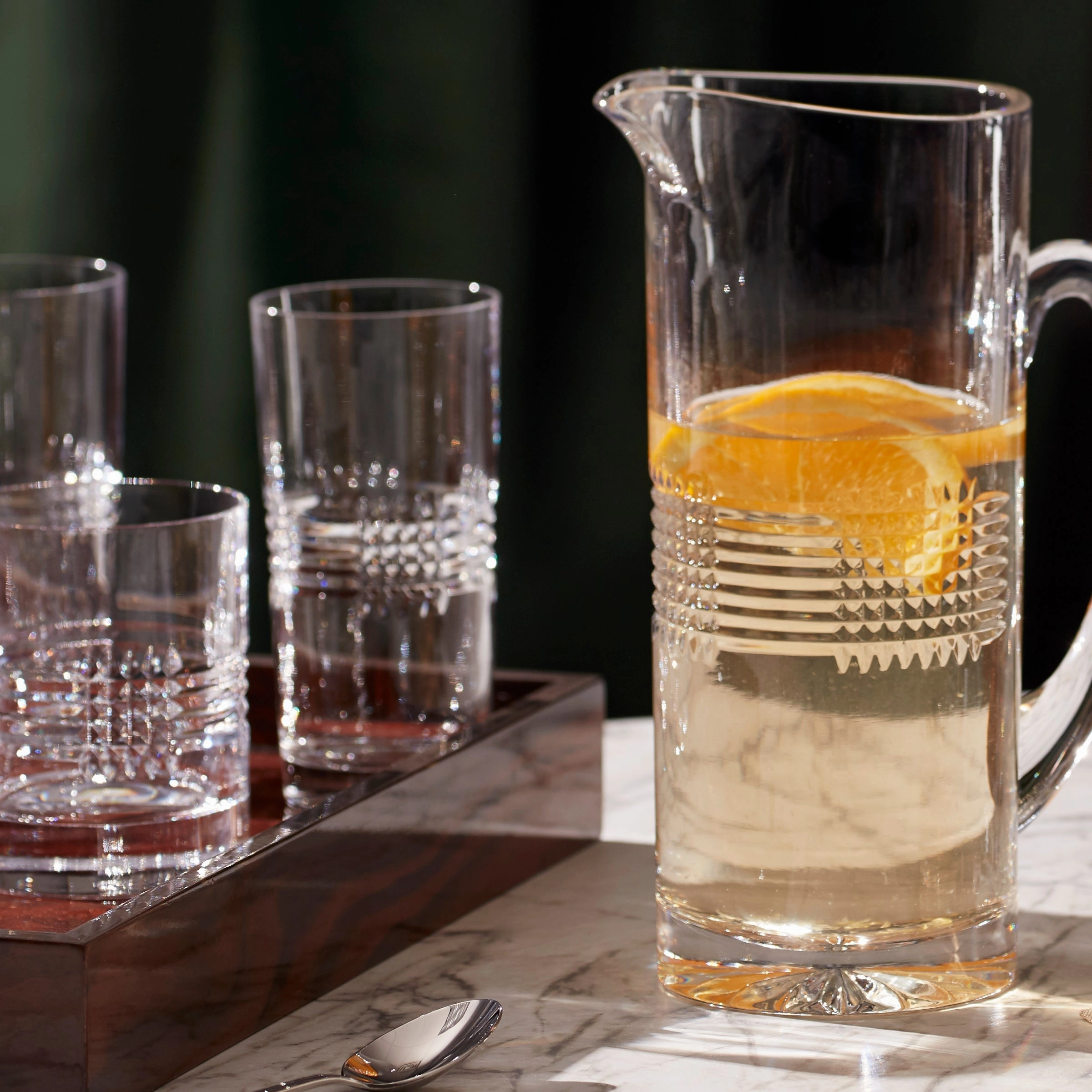 Sloane Crystal Highball Glasses - Set Of 4