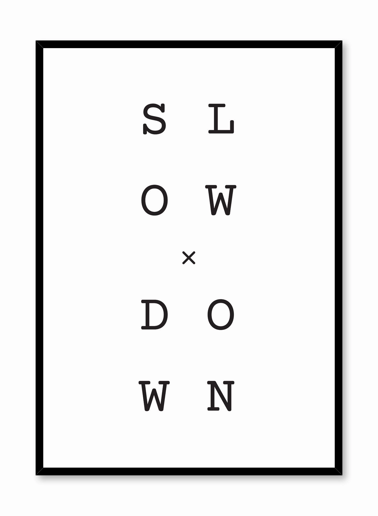 Slow x Down, Posterpop culture themed posters