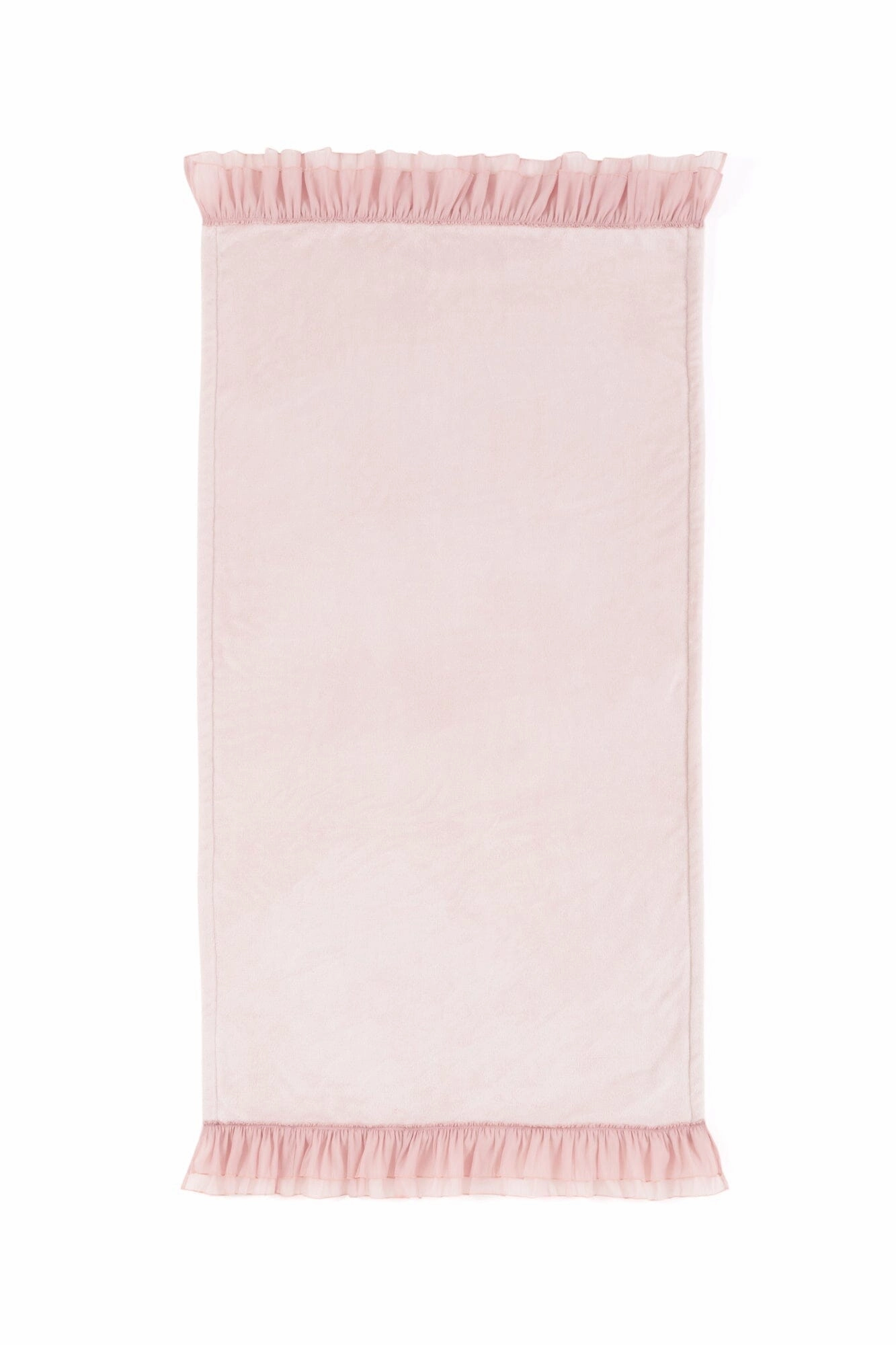 Smooth Frill Throw (Lap Blanket) 1500 X 800 Pink