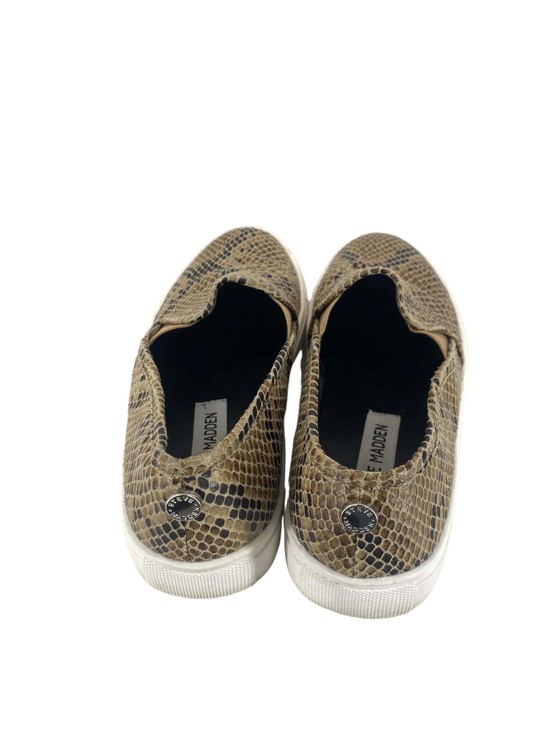 Snakeskin Print Shoes Flats Steve Madden, Size 7 steve madden