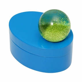 Snow Globe Accessory Case Bluehome decor ,wall decor 