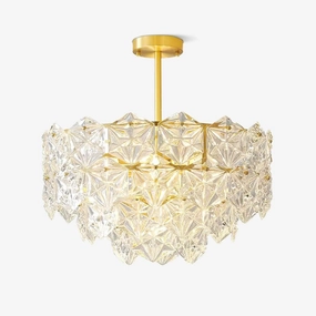 Snowflake Glass Chandelierrustic chandelier,bedroom chandelier 