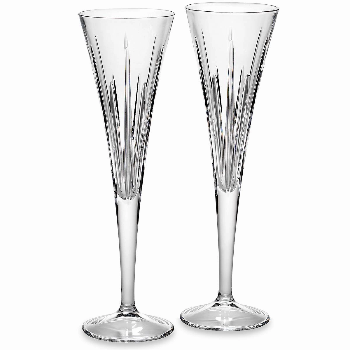 Soho Crystal Toasting Flutes, Set of 2glass cups ,personalized mugs 