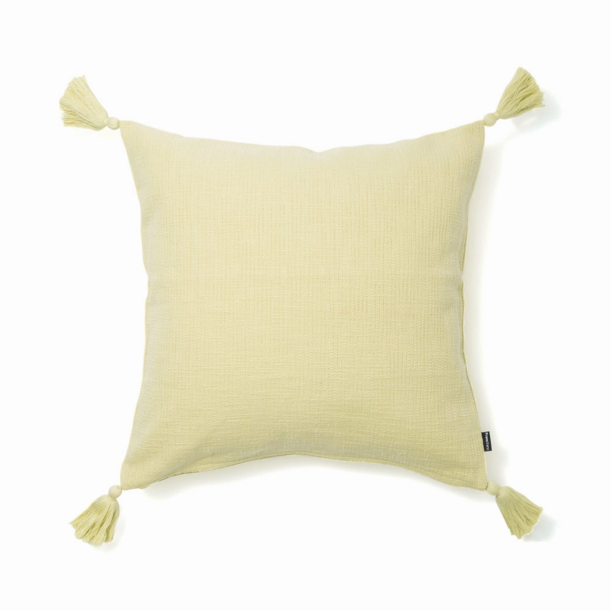 Solid Slub Cushion Cover 450 x 450  Light Greenbedding sets ,throw blankets 