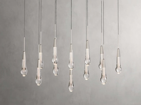 Soltaire Linear Chandelierrustic chandelier,minimalist pendant light