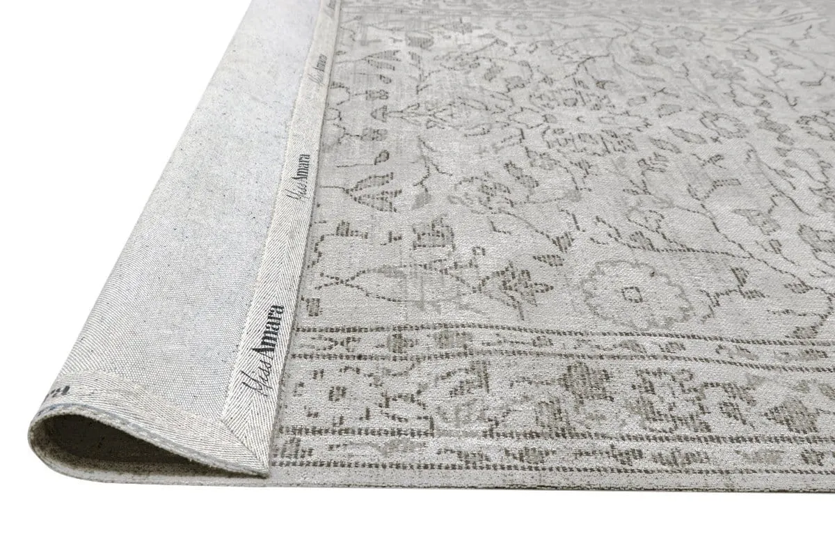 Sonia Beige and Grey Floral Pattern Rug *NO RETURNS UNLESS FAULTY