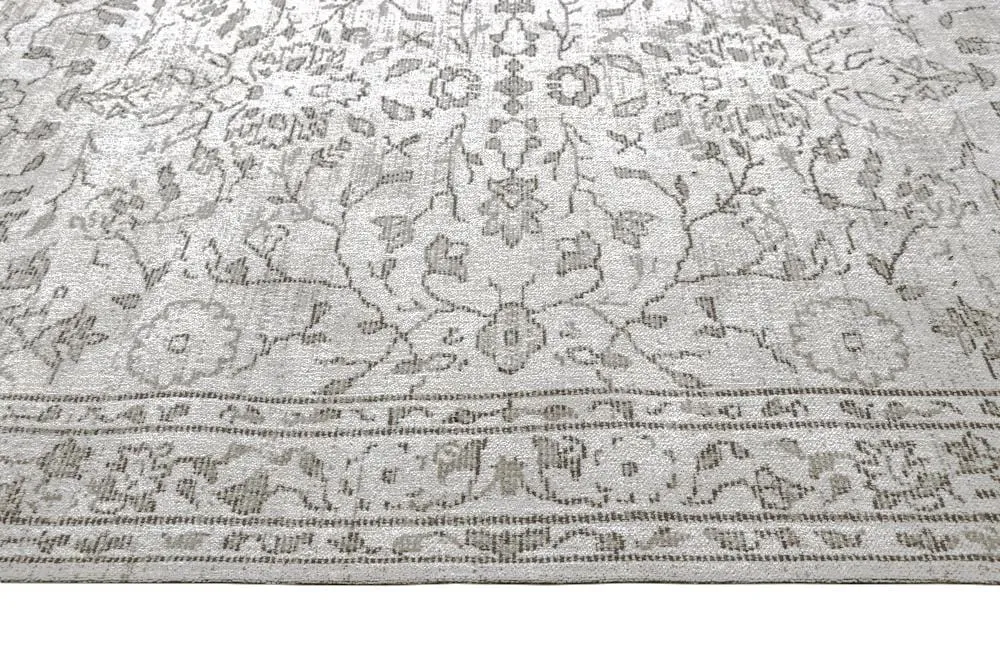 Sonia Beige and Grey Floral Pattern Rug *NO RETURNS UNLESS FAULTY