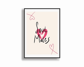 Soul Mates Lovemodern abstract painting decor