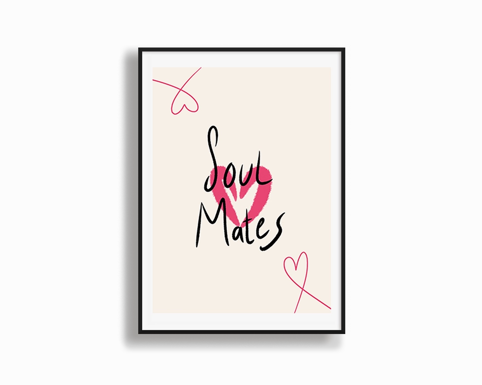 Soul Mates Lovemodern abstract painting decor