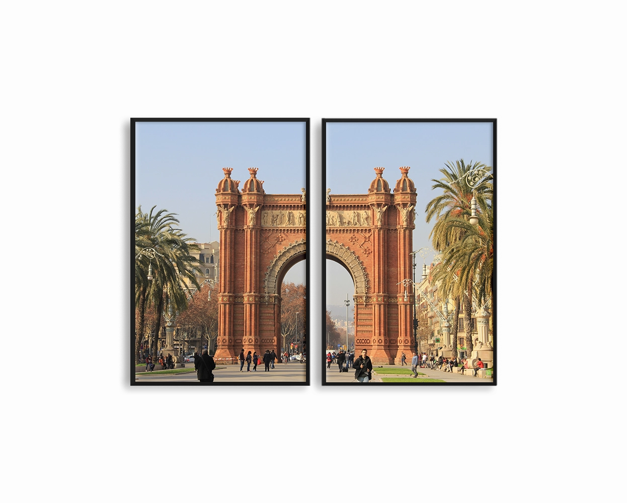 Spain Barcelona Set Includes Two Prints