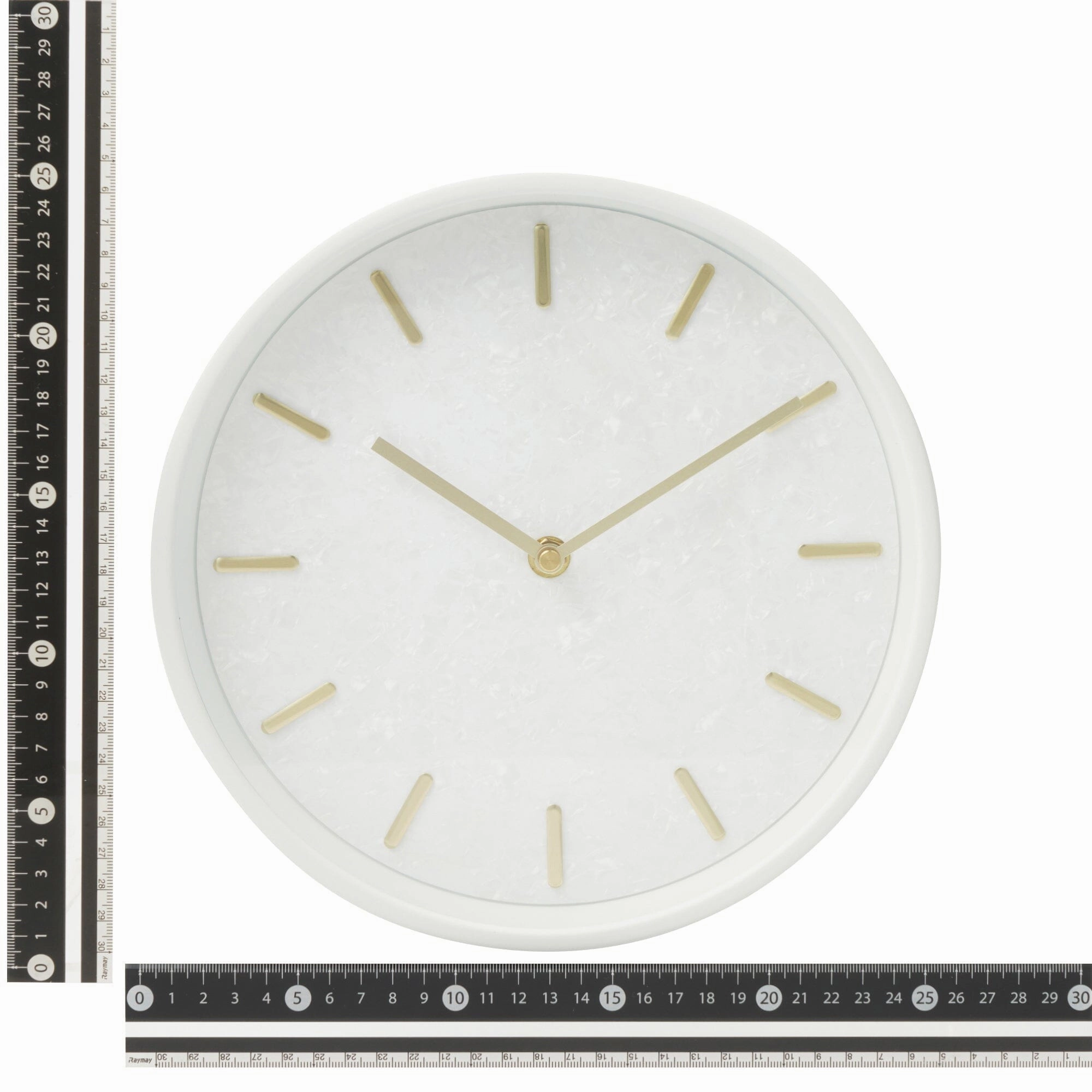 Sparkle Wall Clock White