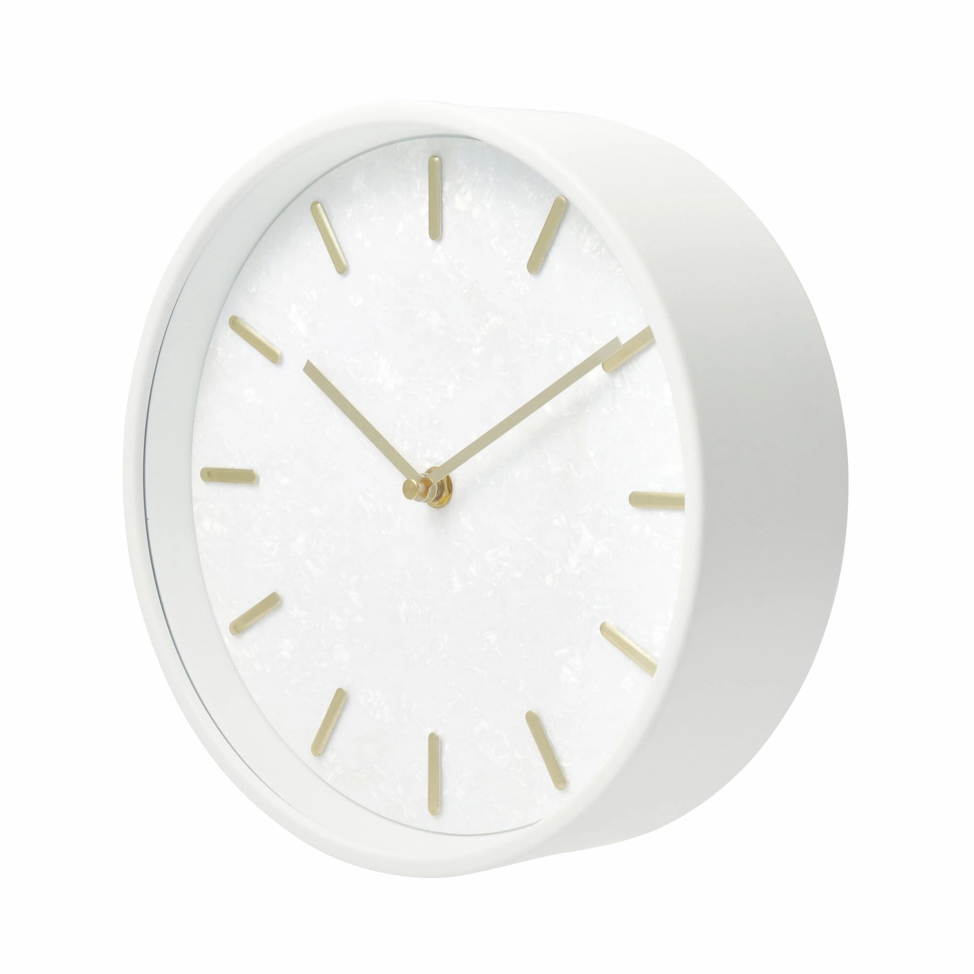 Sparkle Wall Clock White