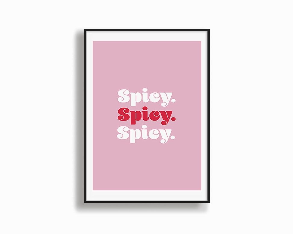 Spicy Spicy Spicymodern abstract painting decor