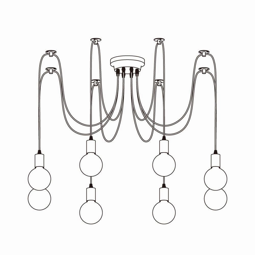 Spider Ceiling Chandelier