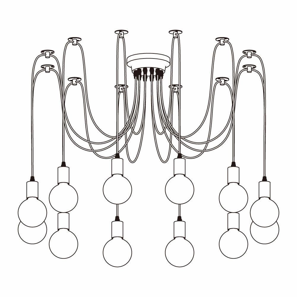 Spider Ceiling Chandelier