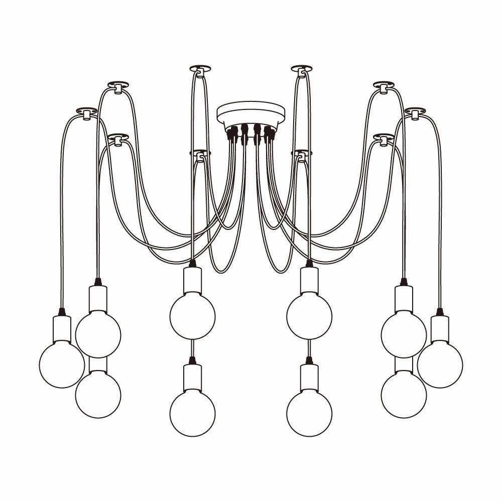 Spider Ceiling Chandelier
