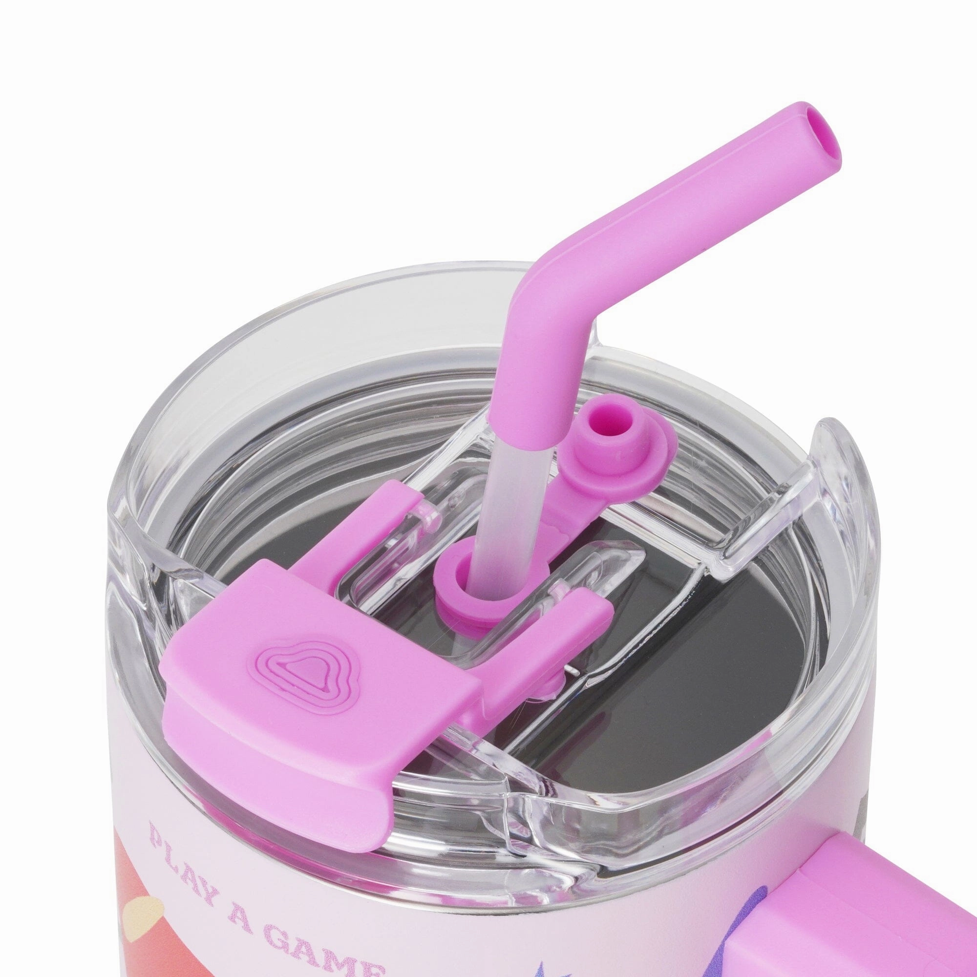 SQUID GAME Tumbler with Snack Holder 1000ml Pink x Blue