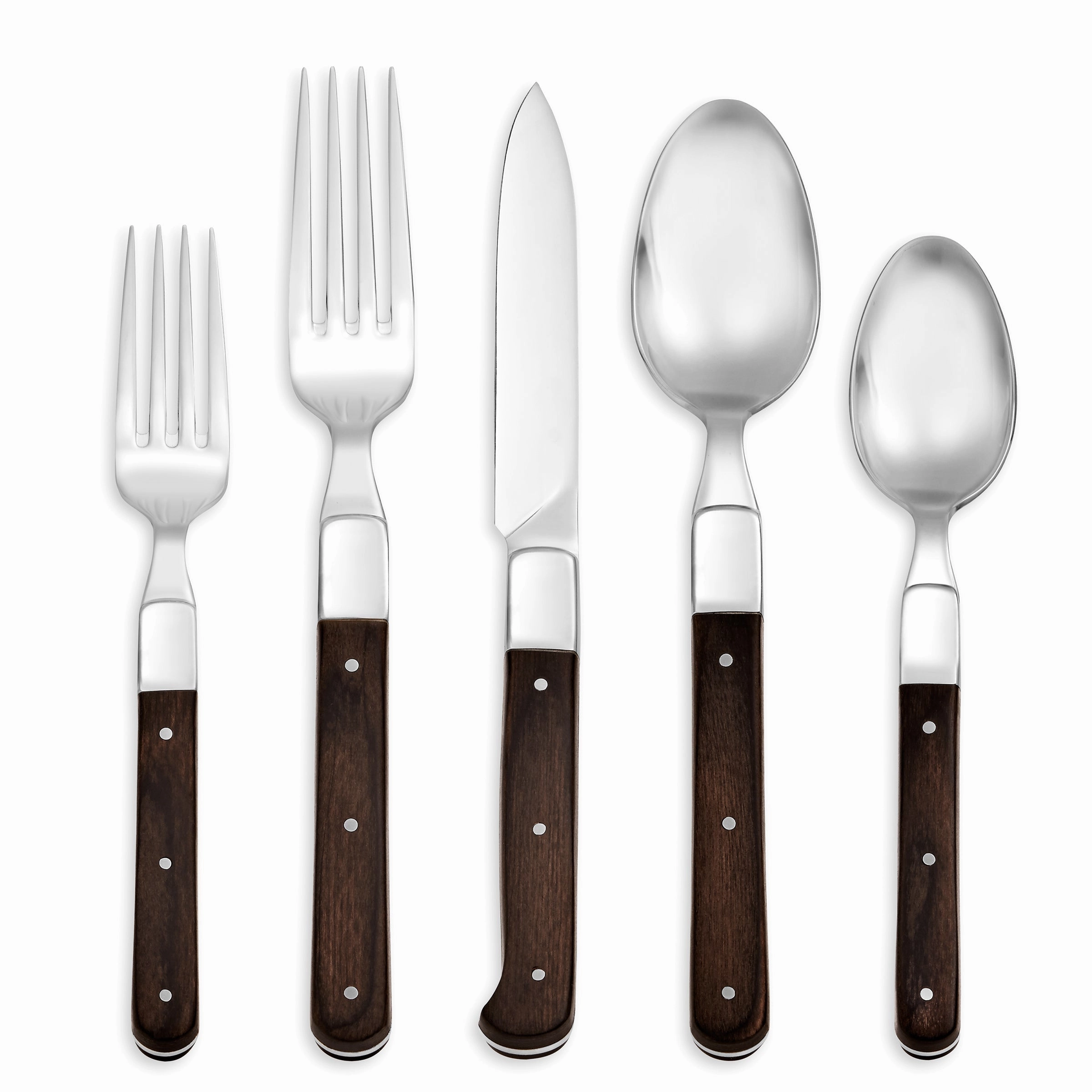 St. Michel 20 Piece Flatware Seteco-friendly bamboo fiber tableware set 