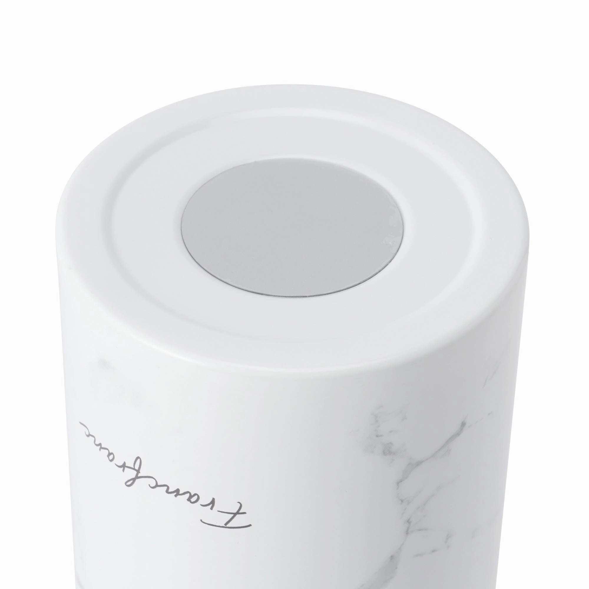 Stainless Steel Bottle With Handle 730ml Marble White
