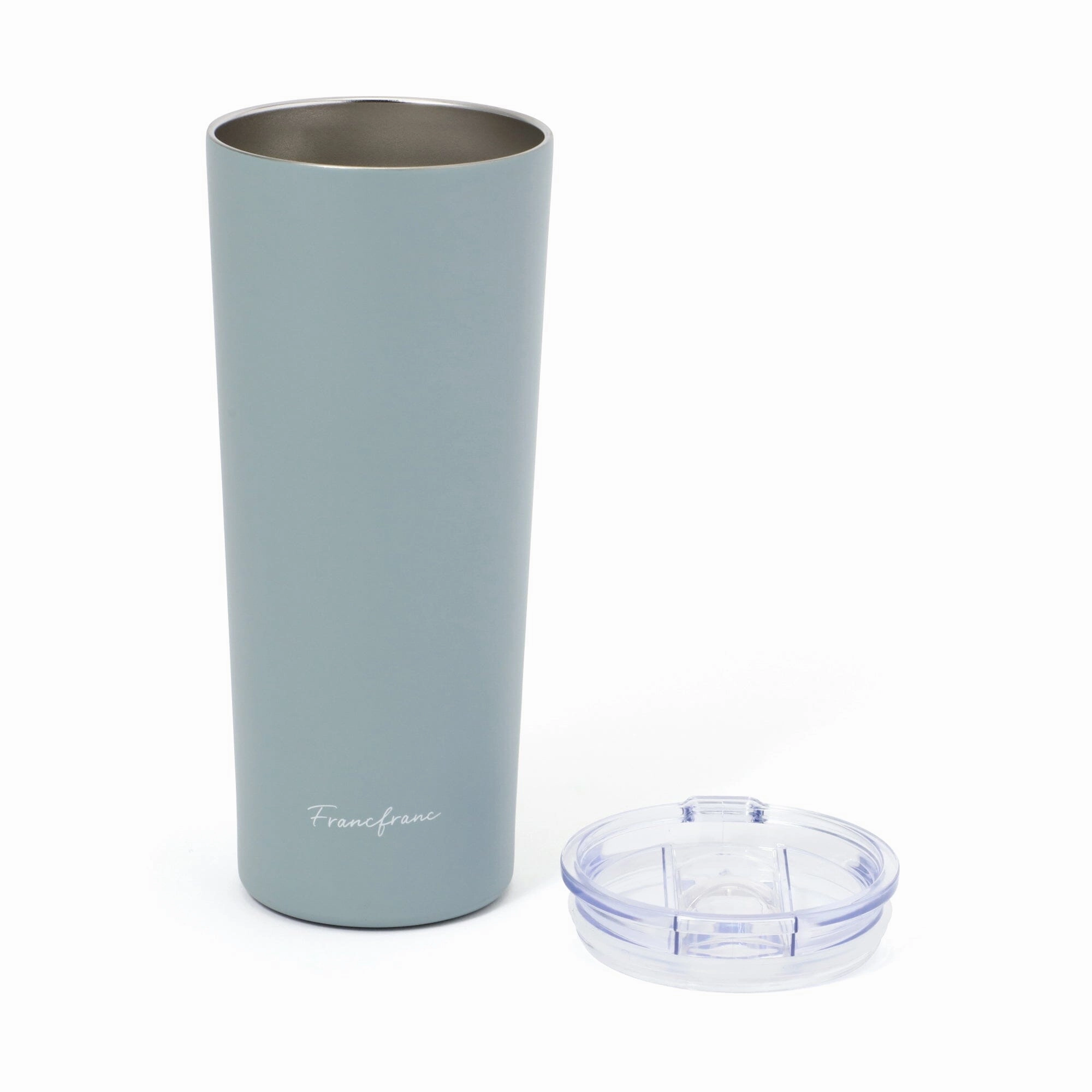 Stainless Steel Tumbler With Lid 650ml Blue