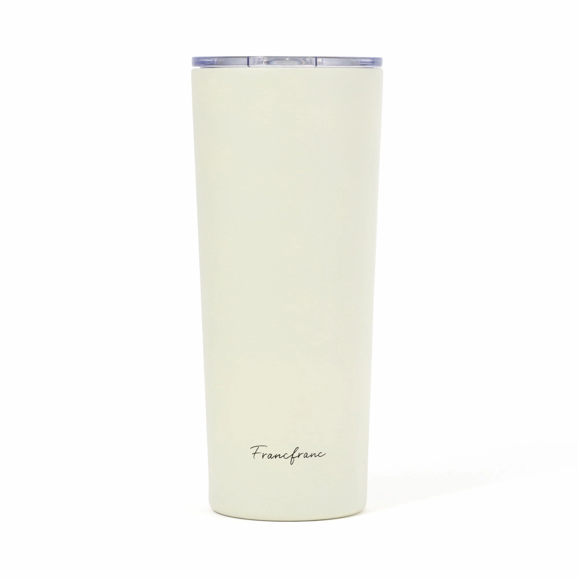 Stainless Steel Tumbler With Lid 650ml Ivory