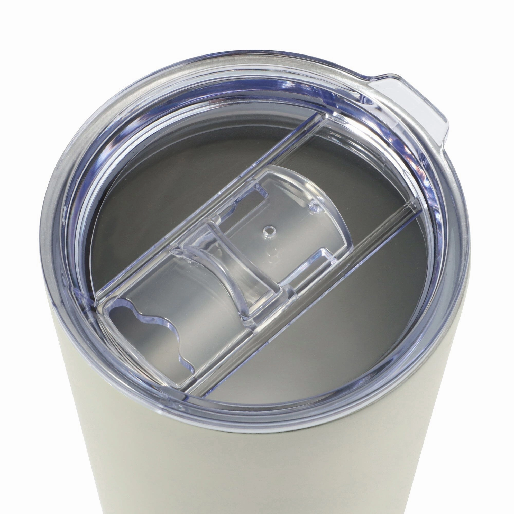Stainless Steel Tumbler With Lid 650ml Ivory