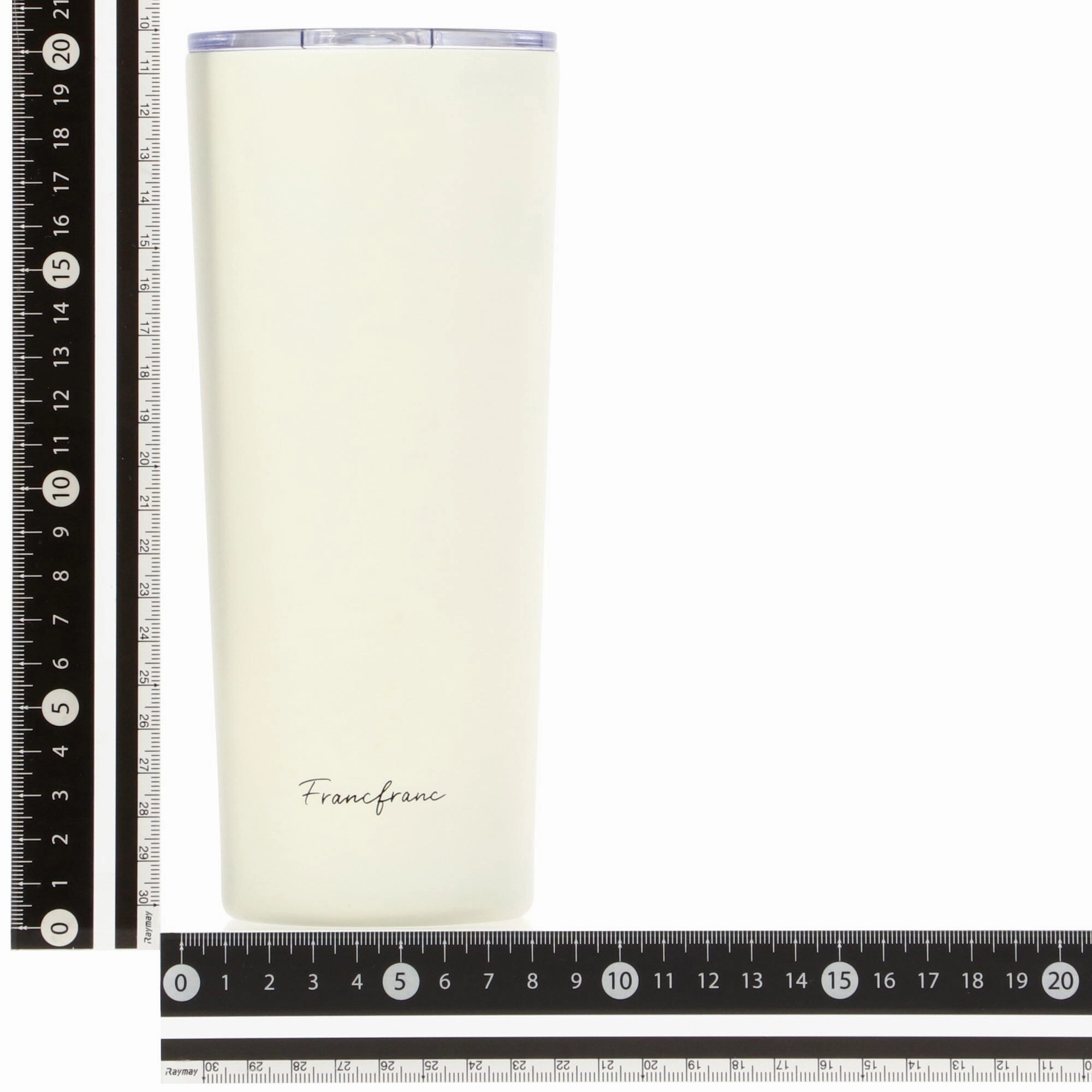 Stainless Steel Tumbler With Lid 650ml Ivory