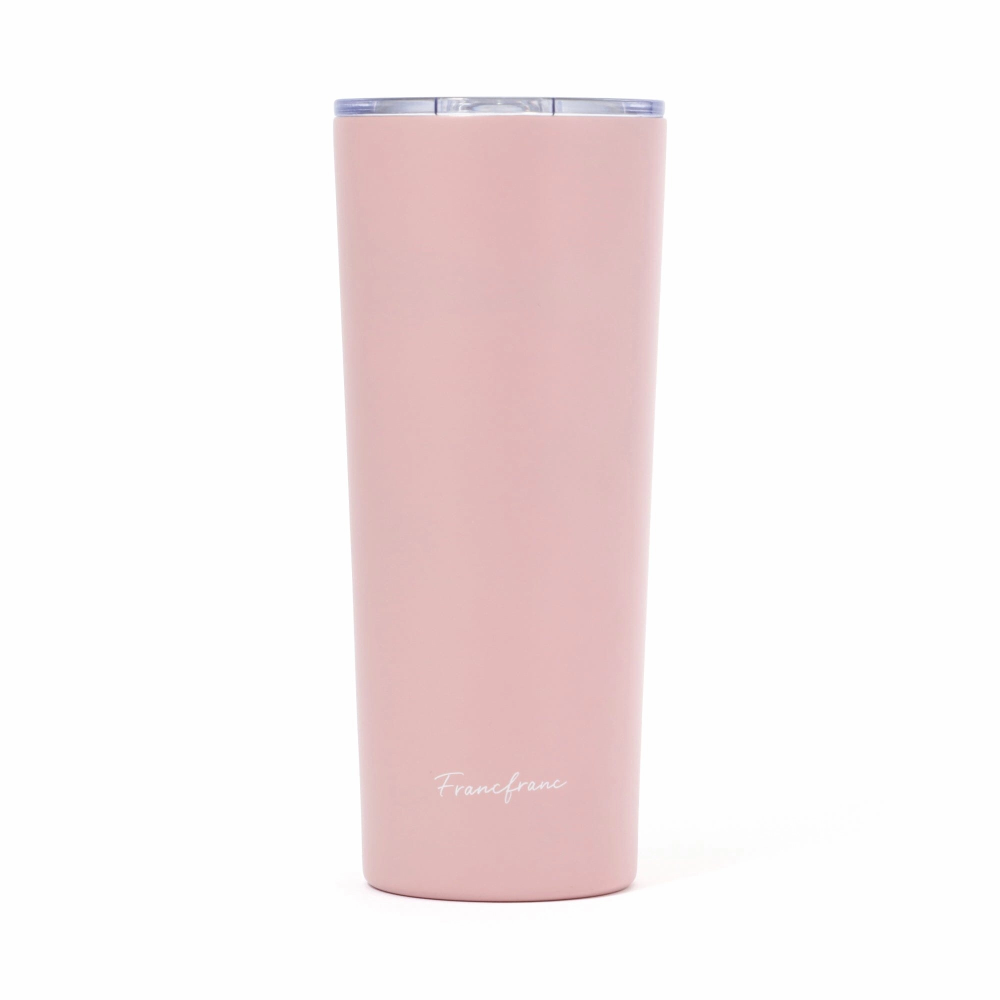 Stainless Steel Tumbler With Lid 650ml Pink