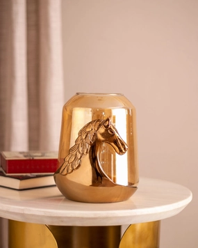 Stallion Glass Bowl - Largehome decor ,wall decor 