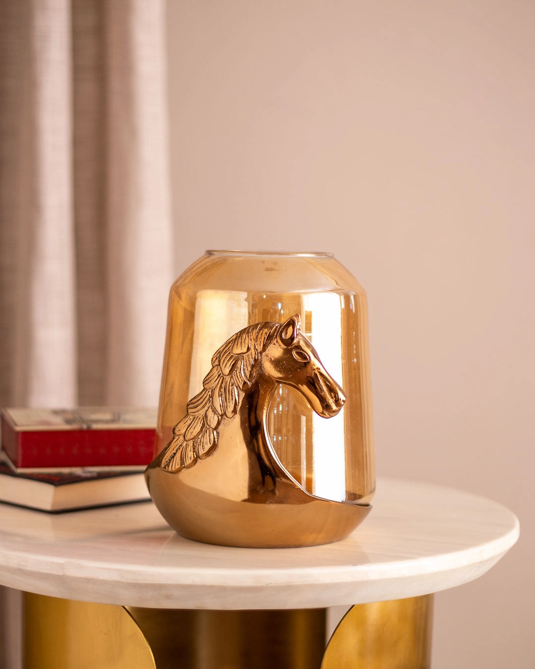 Stallion Glass Bowl - Largehome decor ,wall decor 