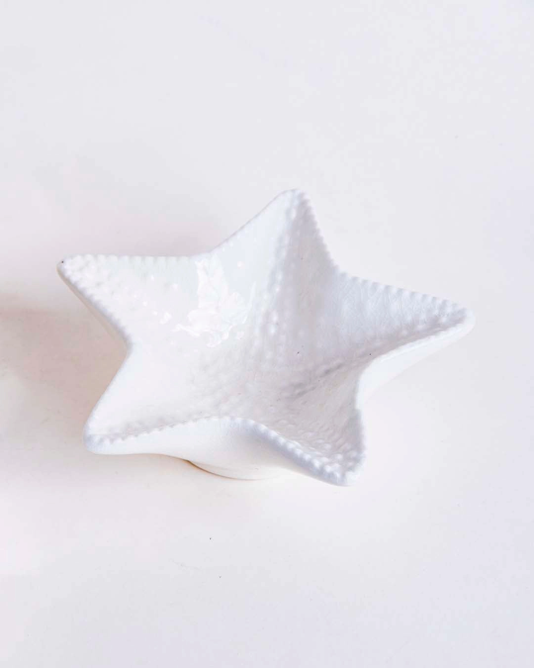 Starfish - Set of 3 White Nut Bowls