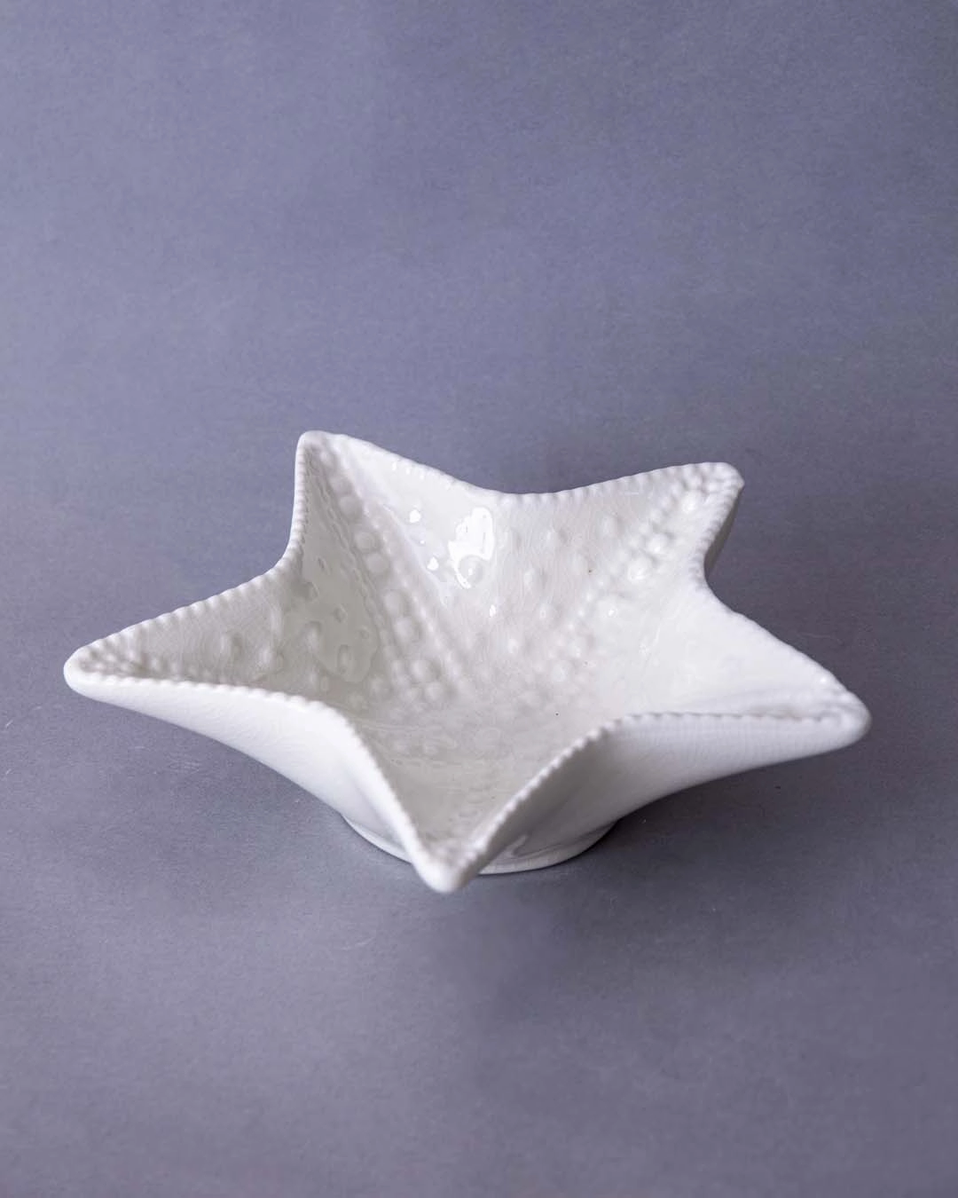 Starfish - Set of 3 White Nut Bowls