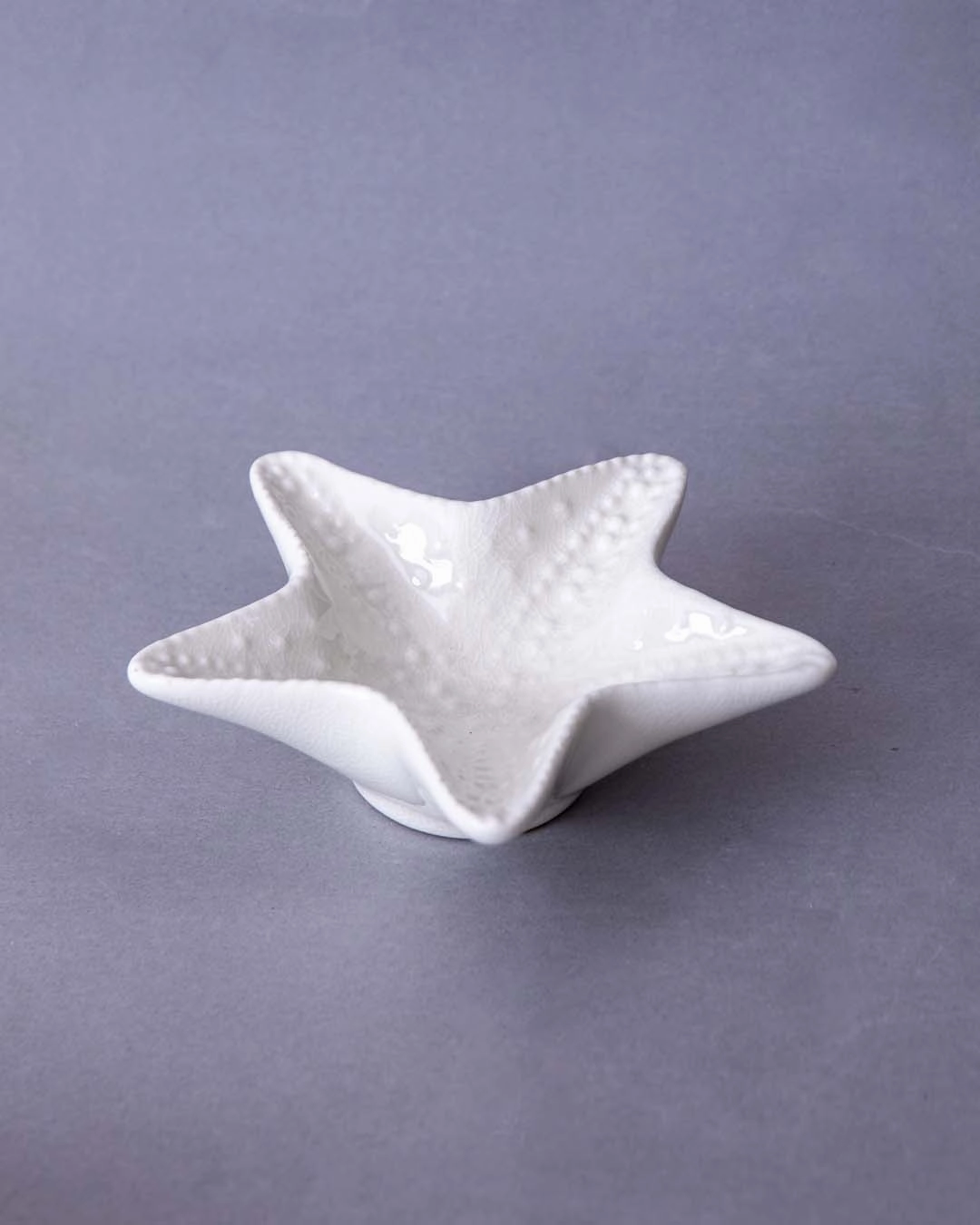 Starfish - Set of 3 White Nut Bowls