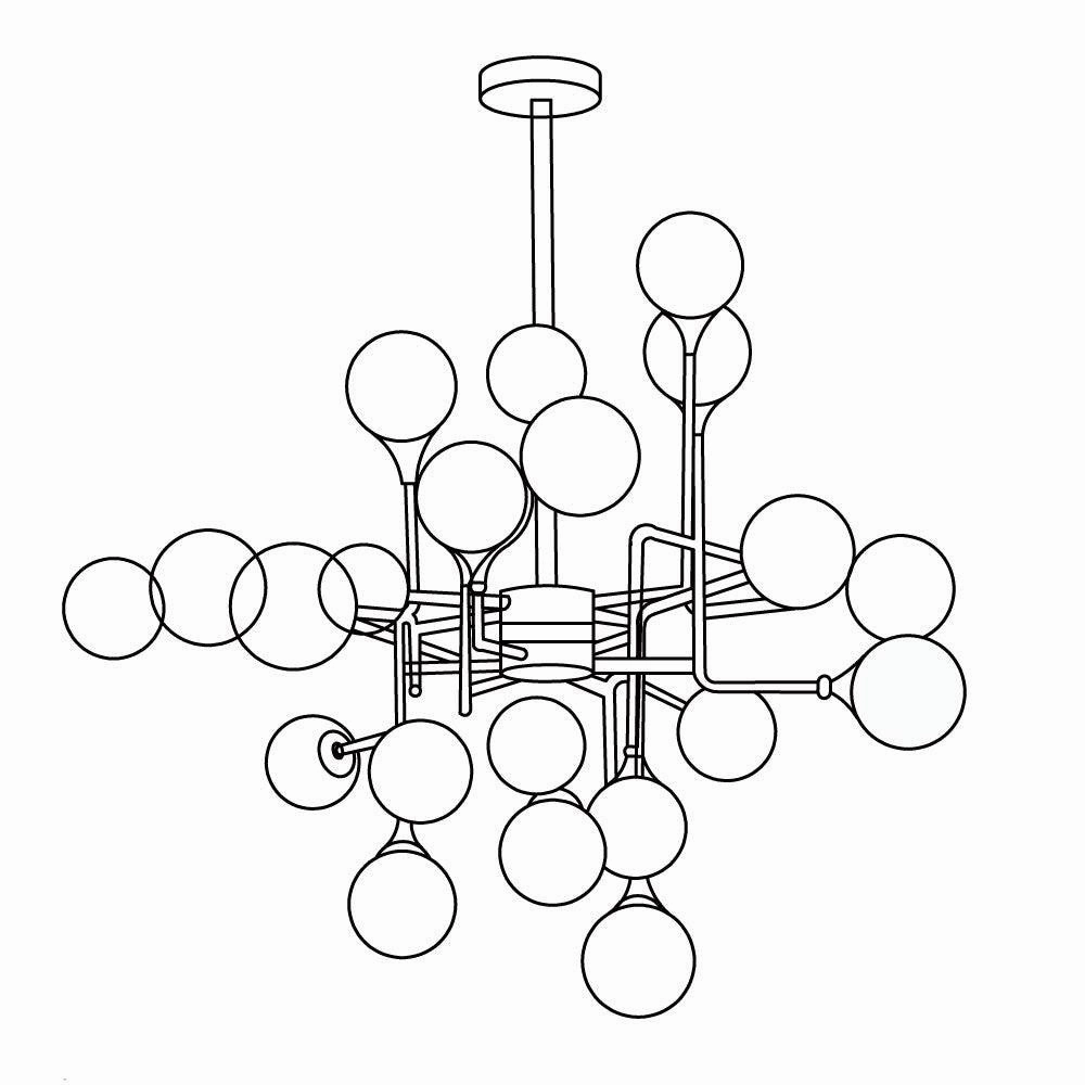 Stilnovo Chandelier