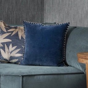 Stitch Embroidered Feather Cushion Bluebellbedding sets ,throw blankets 