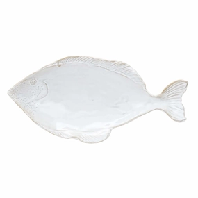 Stoneware Fish Shaped Plate - 7"nordic style desktop ornaments