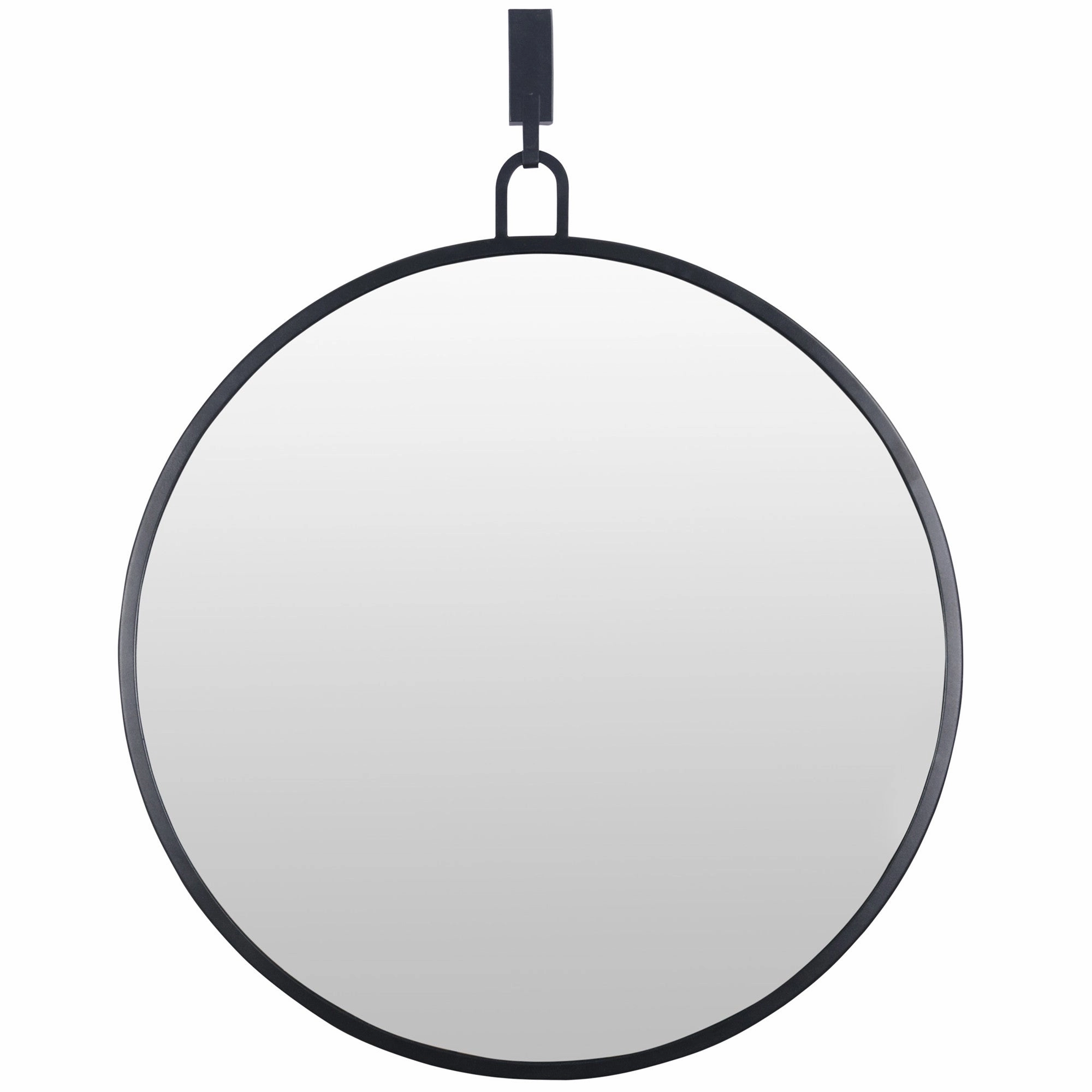 Stopwatch 407A01BL 30-Inch Round Mirror - Blackwall mounted decorative mirror,full length dressing mirror