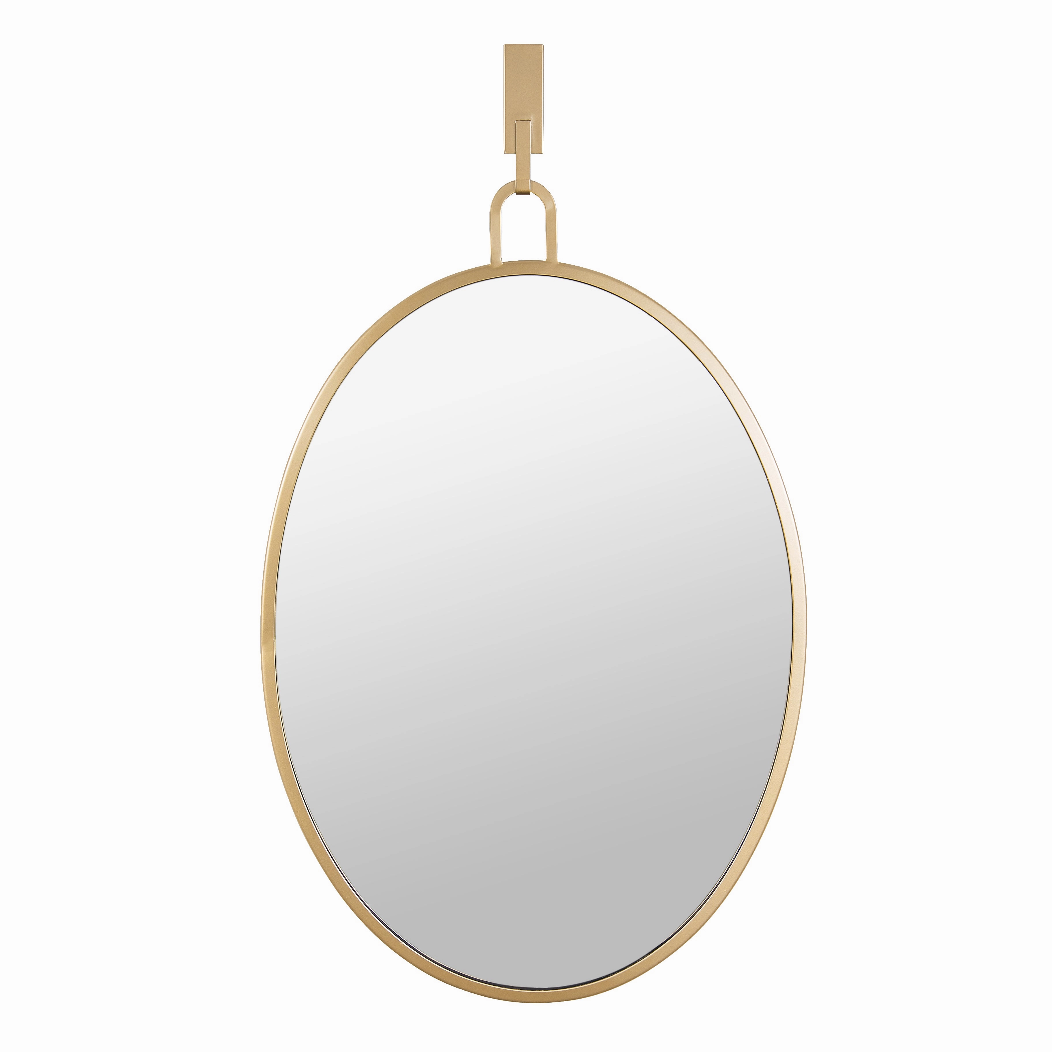 Stopwatch 4DMI0111 22x30 Oval Mirror - Goldwall mounted decorative mirror,full length dressing mirror