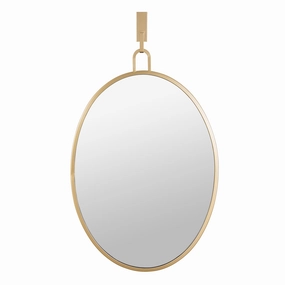 Stopwatch 4DMI0111 22x30 Oval Mirror - Goldwall mounted decorative mirror,full length dressing mirror