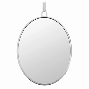 Stopwatch 4DMI0112 Oval Mirror - Polished Nickelwall mounted decorative mirror,full length dressing mirror