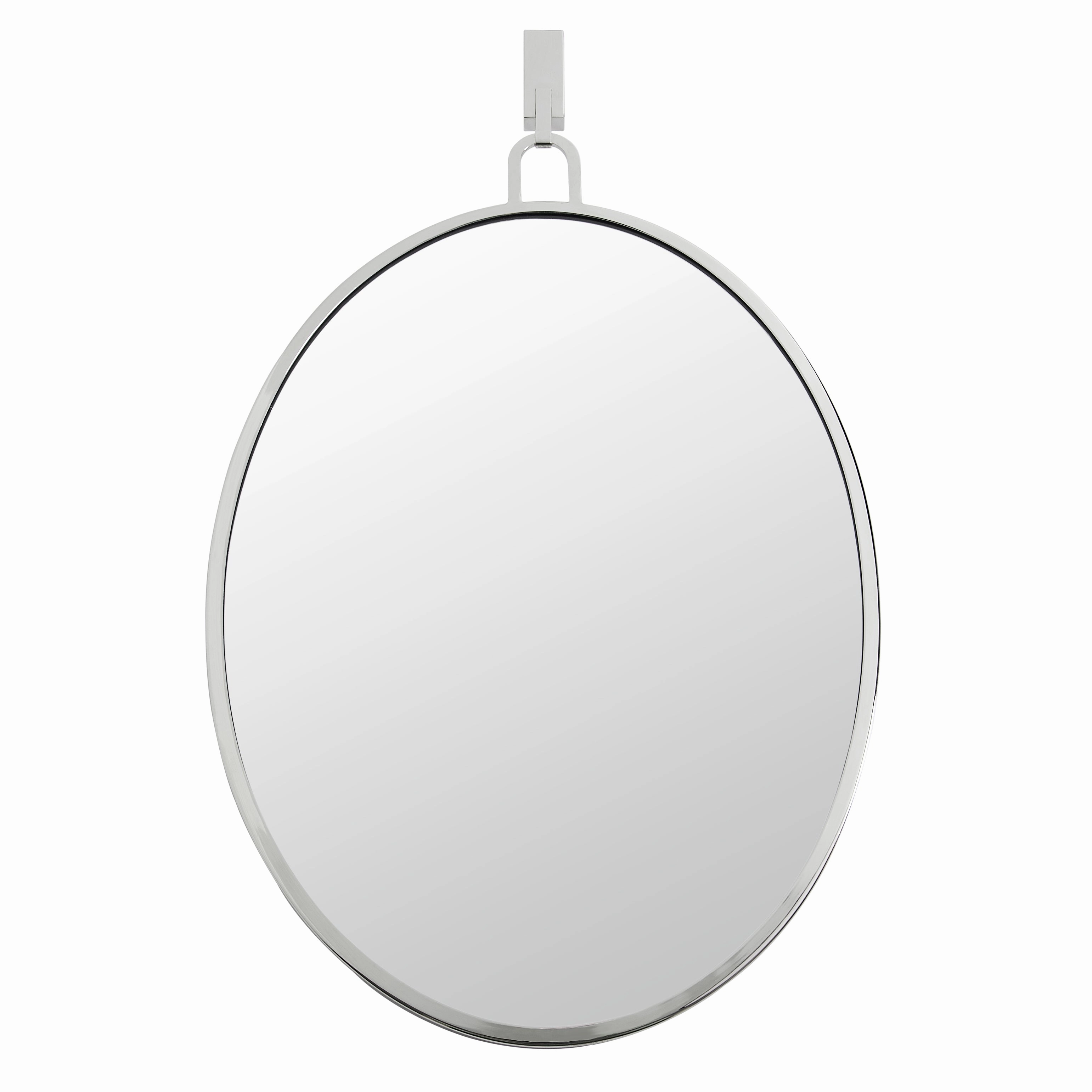 Stopwatch 4DMI0112 Oval Mirror - Polished Nickelwall mounted decorative mirror,full length dressing mirror