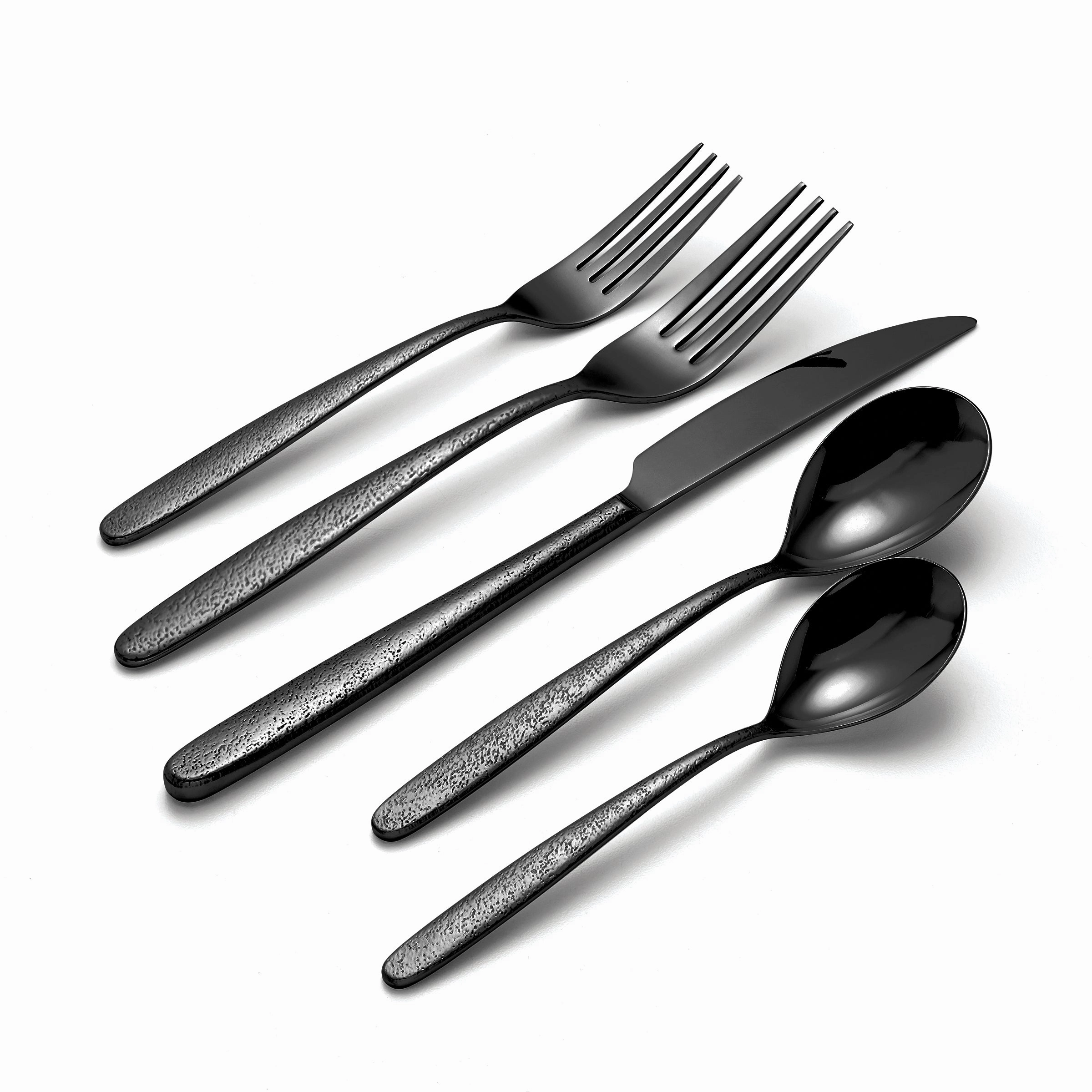 Storm Black 20 Piece Flatware Set