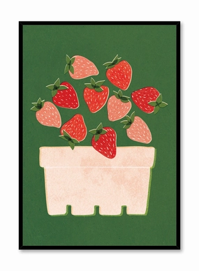 Strawberry Basket, Posterpop culture themed posters