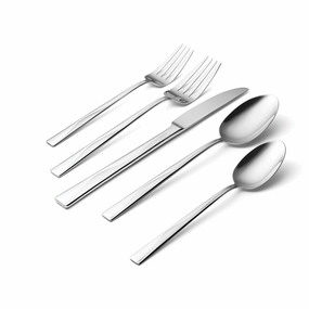 Stream 20 Piece Flatware Seteco-friendly bamboo fiber tableware set 