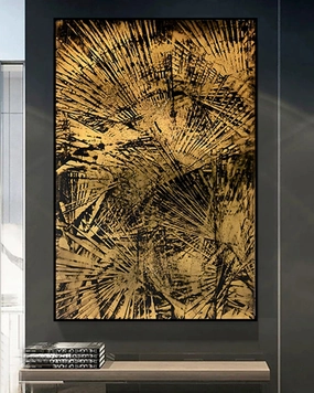Striking 3D Abstract Oil Paintingnordic style wall decor